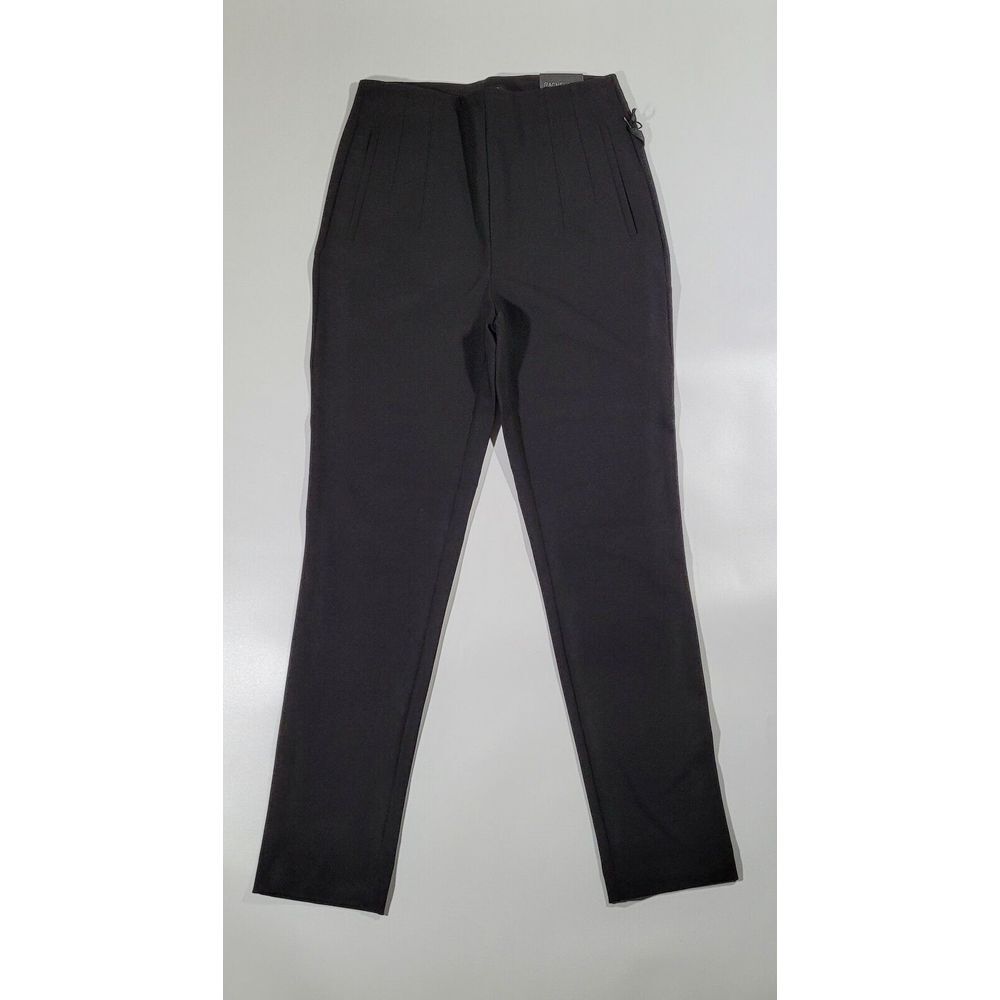 Rachel Zoe New York Pants Women's 6 Black Los Angeles High Rise Slim Leg Pockets